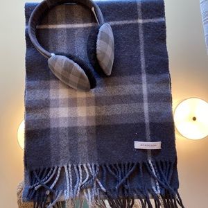 Burberry Scarf and Earmuff Set